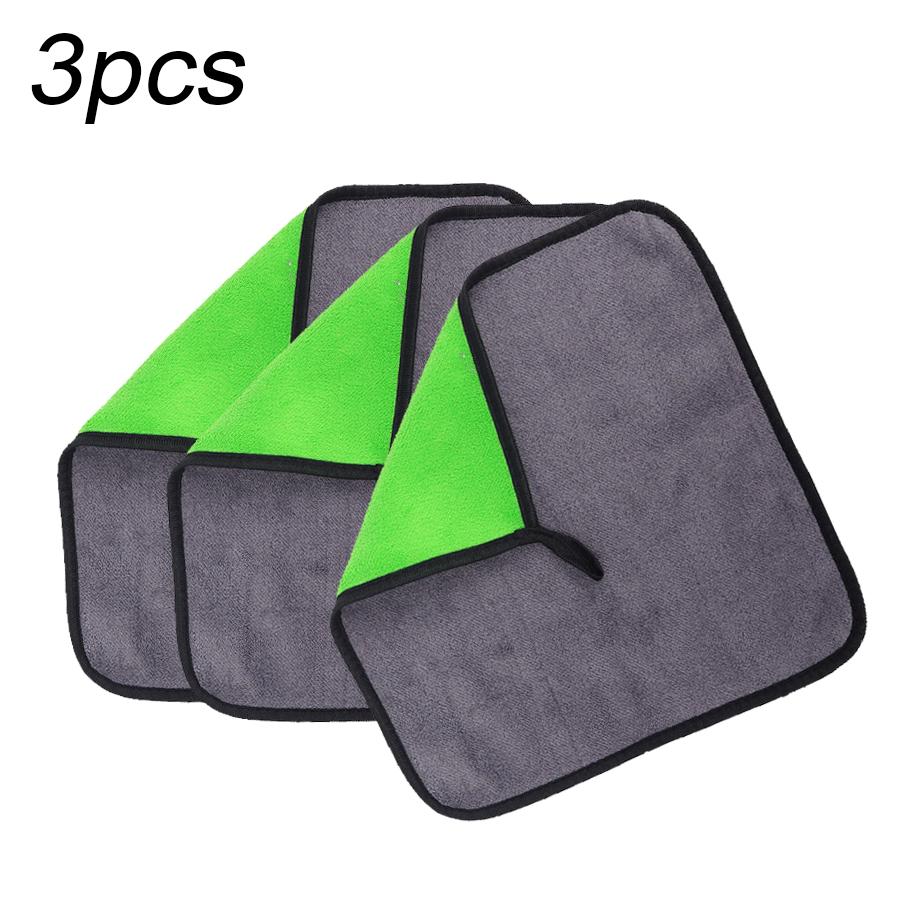 5pcs Microfibre Car Wash Towels 30X30cm Automotive Cleaning Towel Household Cleaning Cloth Automotive Beauty Polishing Tools