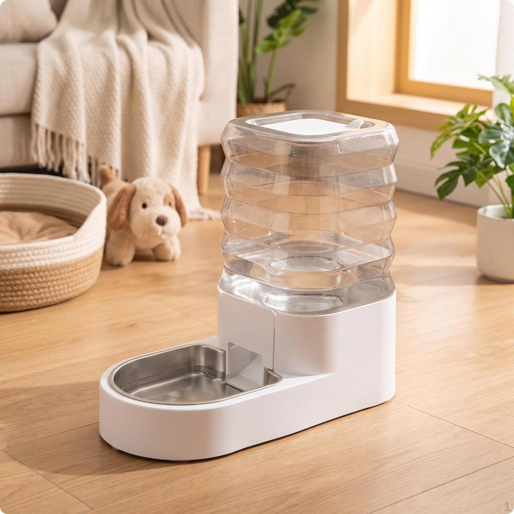 Pet Water Dispenser Large Capacity Dog MultiLevel Filtration Automatic Waterer with