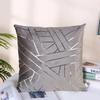 Throw Pillow Flannel Hot Stamping Pillow Case Sofa Cushion Car Cushion