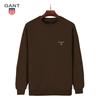 Gant Men's and Women's Autumn and Winter Embroidered Round Neck Pullover, Casual Sports Running Pullover