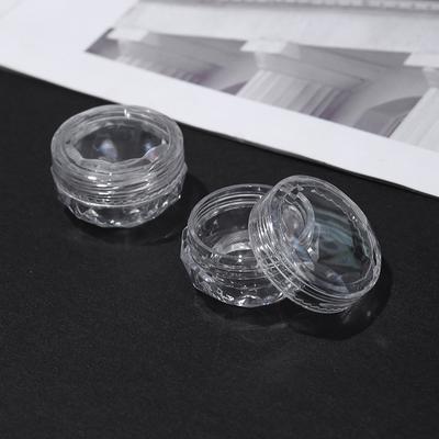10Pcs Refillable Nail Bottle Empty Nail Glitter Powder Nail Decoration Box Pot Sample Clear Cream Jar Small Clear Can Tin