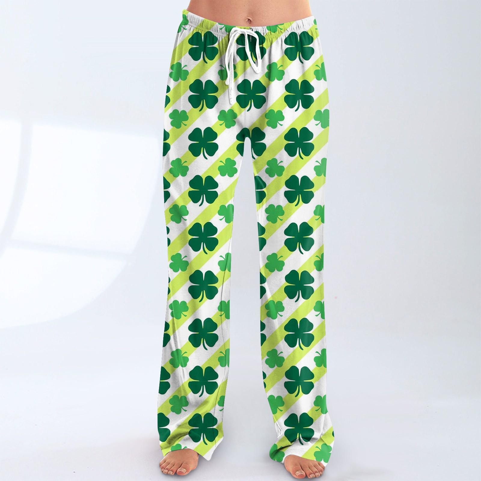 

Женские пижамные штаны, одежда для сна, повседневные брюки с эластичной резинкой на талии, удобные прямые свободные брюки для йоги XXXL