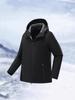 Men's 75D Unisex Fleece Softshell Hooded Mountaineering Jacket