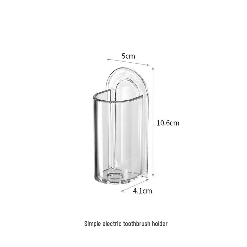 Fasola Wall-Mounted No-Drill Electric Toothbrush Holder for Bathroom