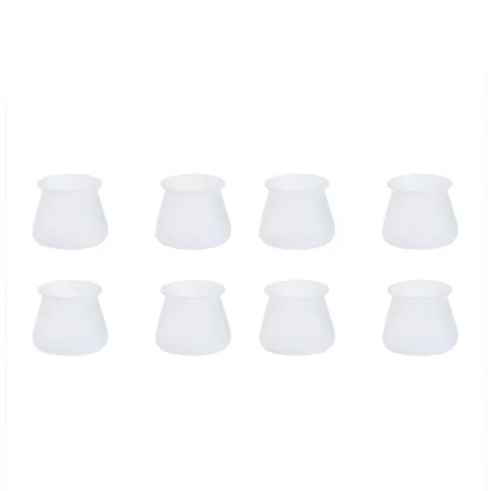 8Pcs Silicone Desk Chair Foot Covers Non-slip Furniture Leg Pad Chair Leg Cap  Furniture Table Feet