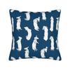 Pillow Cover Flat Various Dog Breeds Illustration  Retro Trendy Pillow Case For Sofa Home Decoration Pillowcases