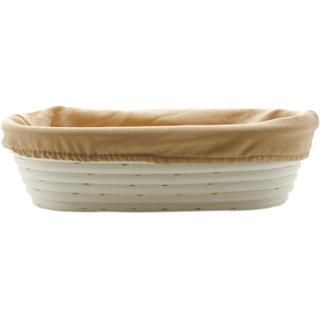 Rattan Basket Bread Form 28 Cm With Cover Rising And Proofing Dough