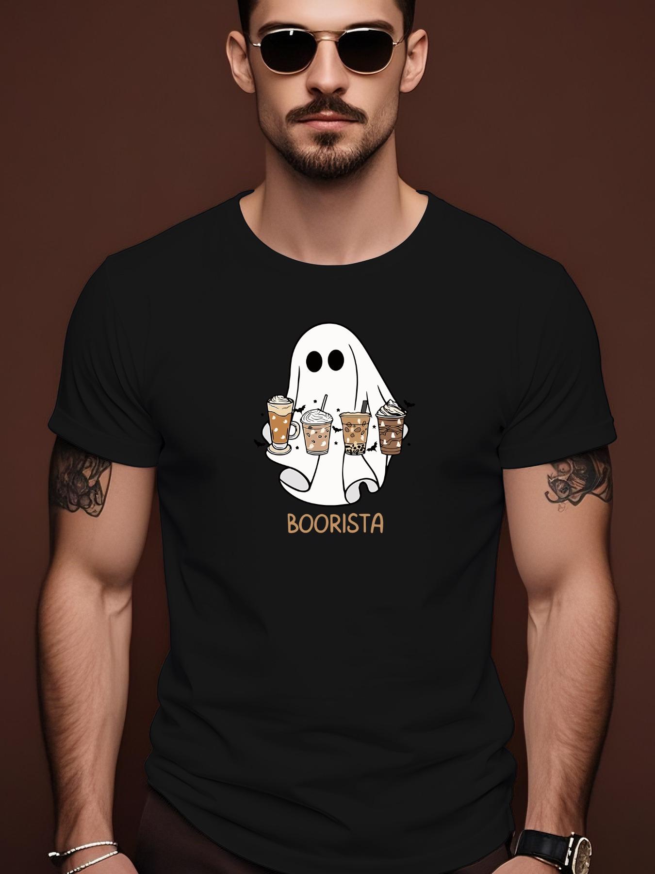 Short Sleeve Tshirt with Boborita Cocktail Graphic Print ... S
