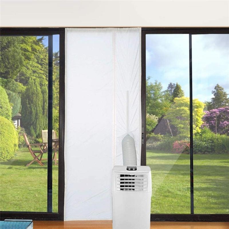 Sealing Cloth for Sliding Door of Mobile Conditioner Air Magnetic Screen Door Seal Auto-close Air Conditioning Baffle