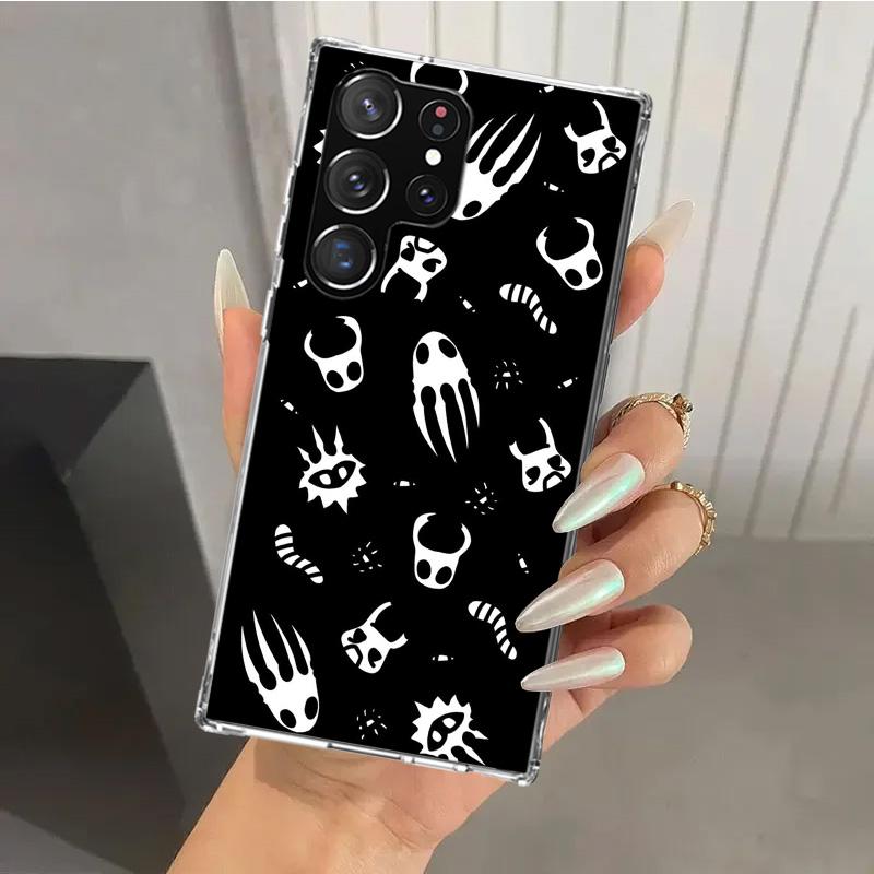 Hollow Knight Cartoon Phone Case for Samsung Galaxy S26 S24 S23 Ultra S25 Edge S22 S21 Plus S20 FE + Soft Print Shell Funda Gala