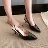 Fashion Zapatos De Mujer Pumps De Primavera Y Otoño - Tacones Altos Negros Básicos Con Punta Fina Y Sexy Para Mujeres