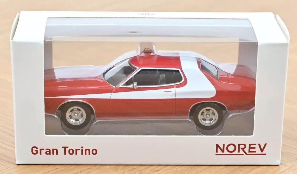 Norev Scale Ford Gran Torino Starsky Hutch 1975 NOREV Grand Torino Diecast Car 1/43 & Jet-Car