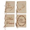 2Pcs Hochzeit Gelübde Bücher Hochzeit Gelübde Notebook Kreative Robust Kraft Papier Handbuch