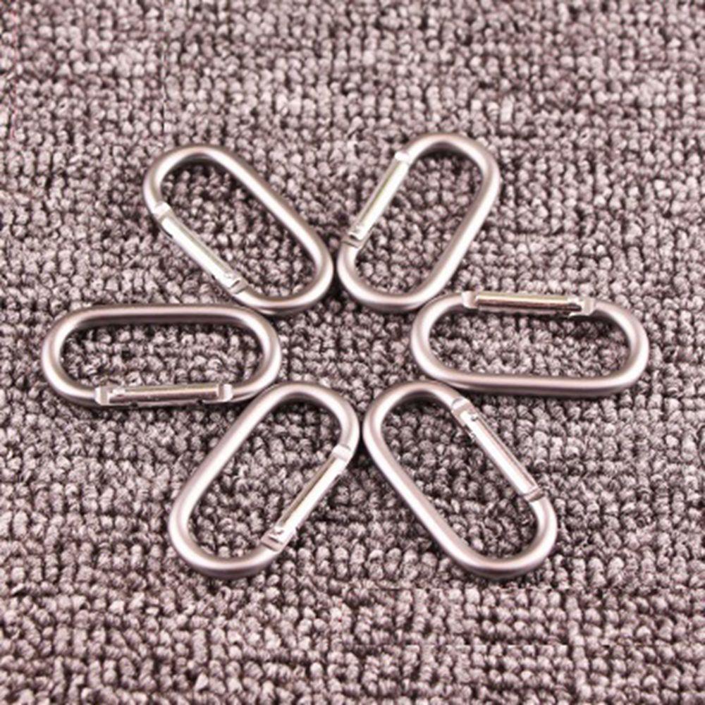 Aluminum Rings Outdoor Tool Camp Mountaineering Hook Climing Carabiner Buckle Keychain Travel Kit