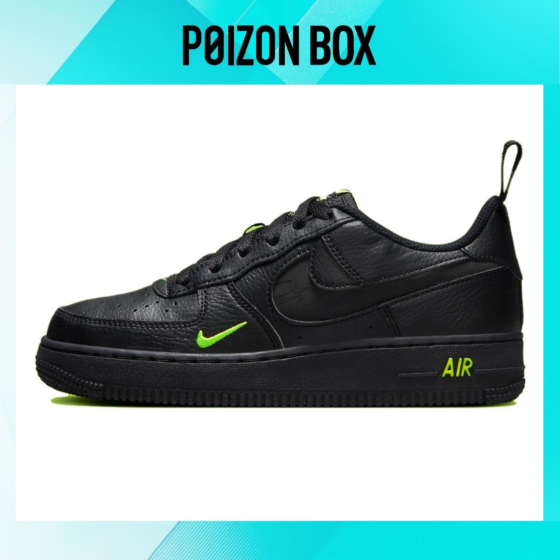 

кроссовки Nike Air Force 1 Low Black Volt GS FV7020-001