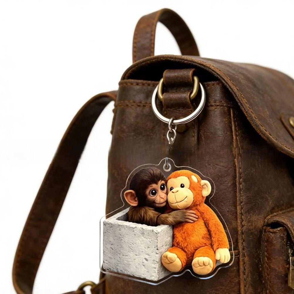 High-Standard-Quality Cute High-Quality Cartoon Punch- High-Quality Monkey High-Quality Keychain High-Quality Lovely High-Quality Ugly High-Quality