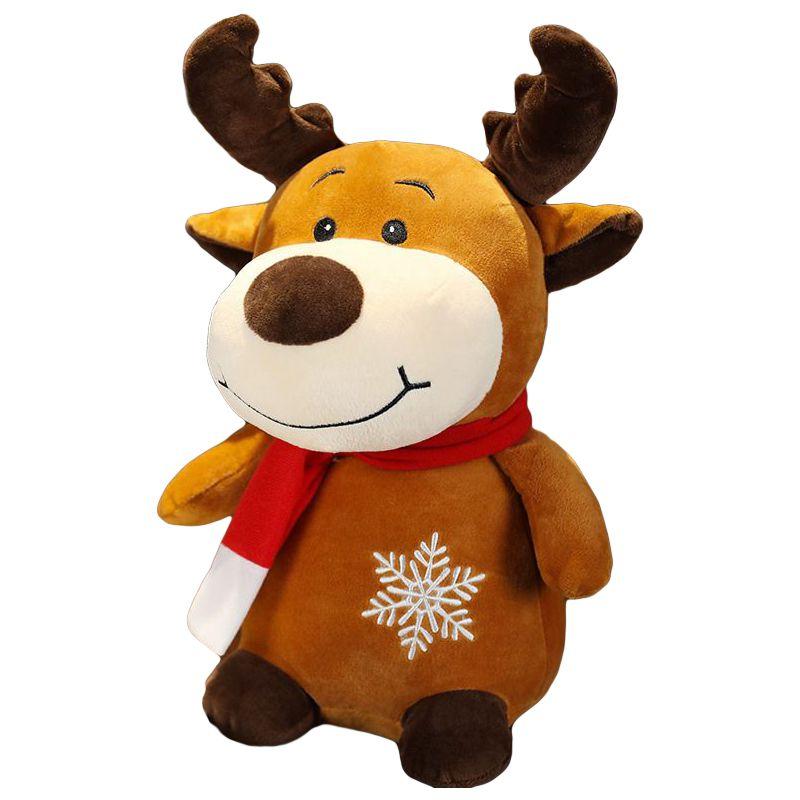 Plush Christmas Santa Elk Snowman Stuffed Doll Xmas Toy Gift Boys Girls Kids