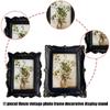 Vintage Picture Frame,Decorative Photo Frame Antique White Ornate 6inches Photo Frame for Tabletop and Wall Display