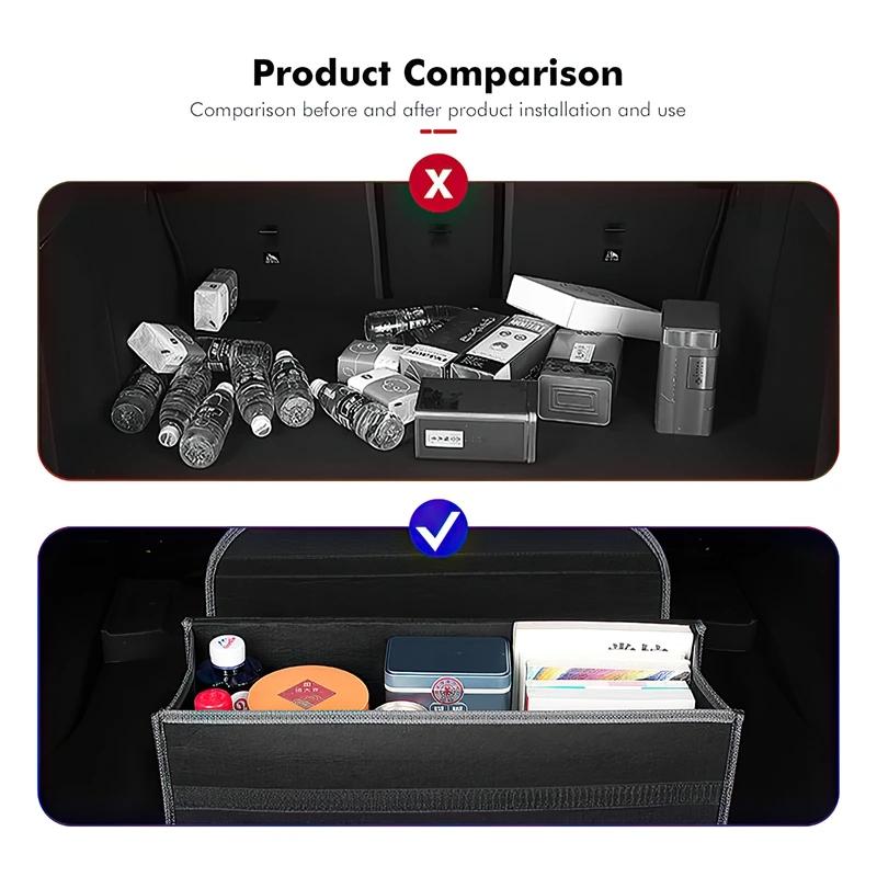 FRPM6 Large Capacity Storage Bag Car Organizer Box For Citroen C5X e-C4 X e-C3 C4 C3 C5 AIRCROSS C-Elysee C-Crosser C4 Cactus Berlingo