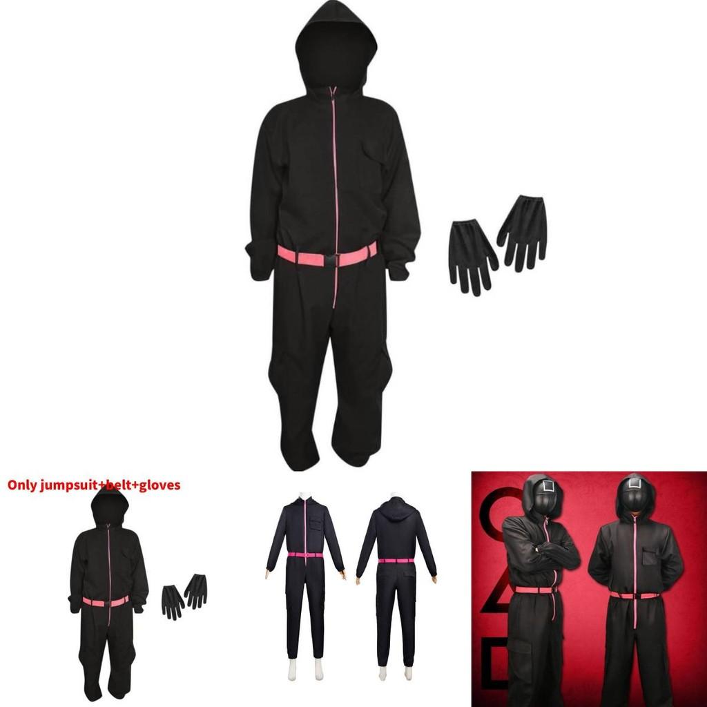 Παιδική Αποκριάτικη Στολή Δημοφιλούς Ταινίας Squid Game Με Ύφασμα Μείγματος Βαμβακιού Κοστούμι Cosplay