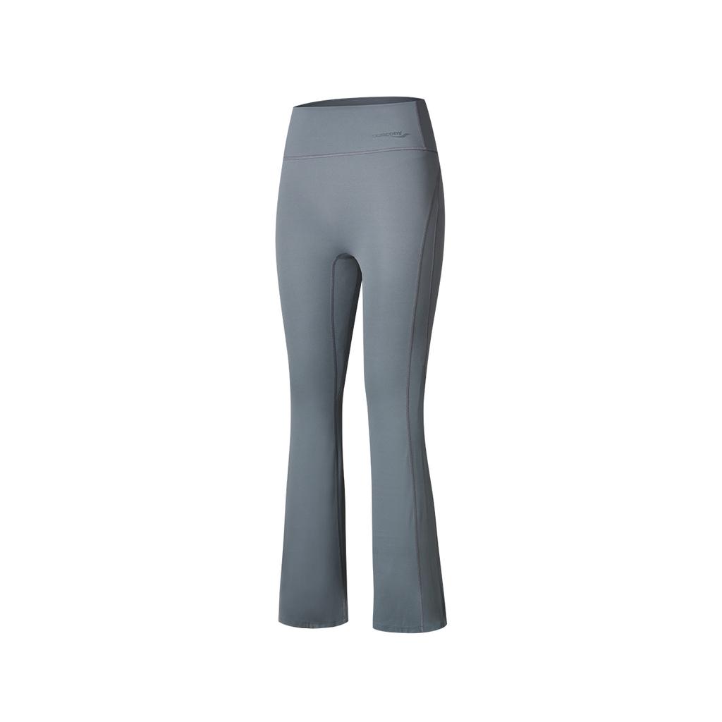 SAUCONY Solid Color Comfortable Fashion Flared Casual Pants Women Bottoms Lava-Gray SA1259KP01L-GR080