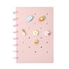 Creative A5 Loose-Leaf Book Cartoon Detachable Notepad Mushroom Buckle Hole Notebook  Gifts