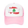 Mesh Sun Hats Lebanon Flag Summer Trucker Hat For Unisex Adult  Street Style Wholesale Outdoor Sports Baseball Cap