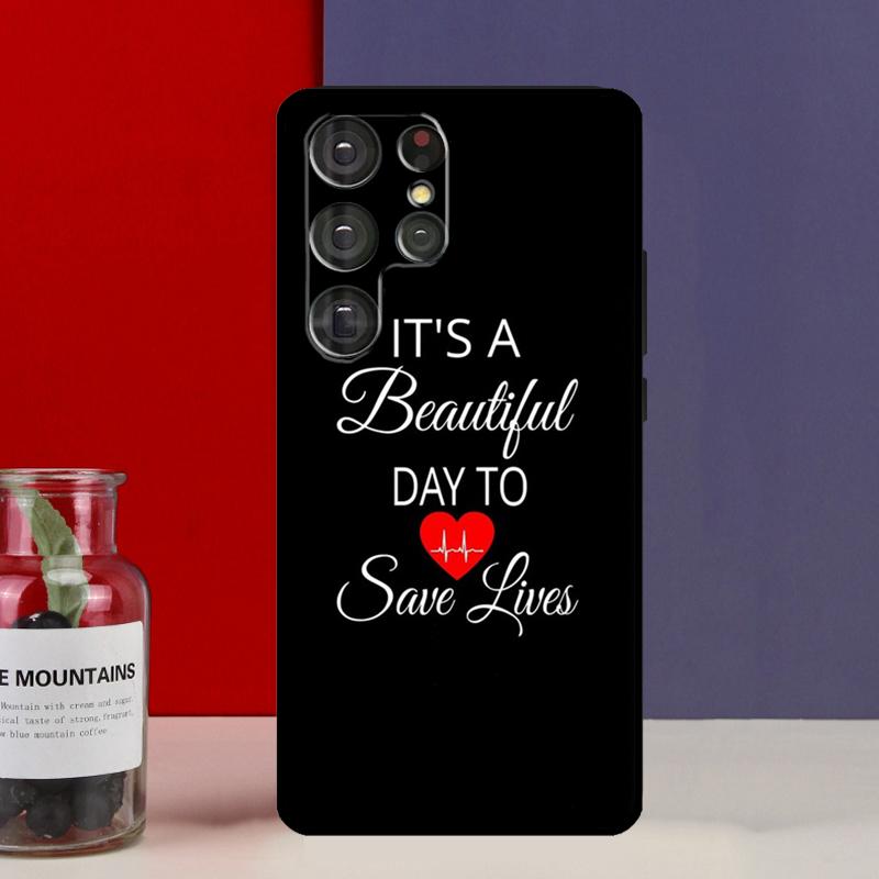 I'm A Nurse Quotes Funda Case For Samsung Galaxy S25 Ultra S9 S10 S20 FE S21 S22 S23 Plus S24 Ultra Phone Cover