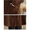 DIMANAF New Plus Size Autumn Women Coat Basic Long Sleeve Jackets Vintage Casual Loose Outerwear Cotton