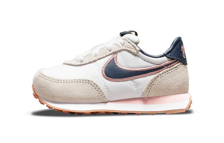 Nike Waffle Trainer 2 SE Low top Toddler Shoes Apricot Blue Pink Infant And Toddler DJ0347-100