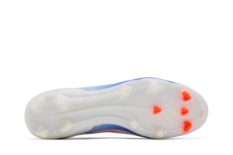 adidas F50 League Laceless Firm/Multi-Ground Cloud White Solar Red Luc