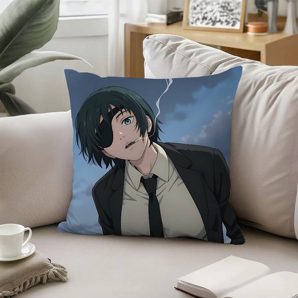 Anime Himeno Throw Pillow Covers Pattern Cushion Cover Suitable For Sofa Bedroom Car Pillow Cover