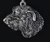 Irish Wolfhound I - Necklace with Dog, Silver-plated Pendant for Dog Fan, Unique Jewelry by Art-Dog Brand