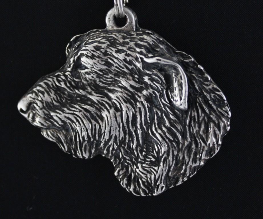 Irish Wolfhound I - Necklace with Dog, Silver-plated Pendant for Dog Fan, Unique Jewelry by Art-Dog Brand