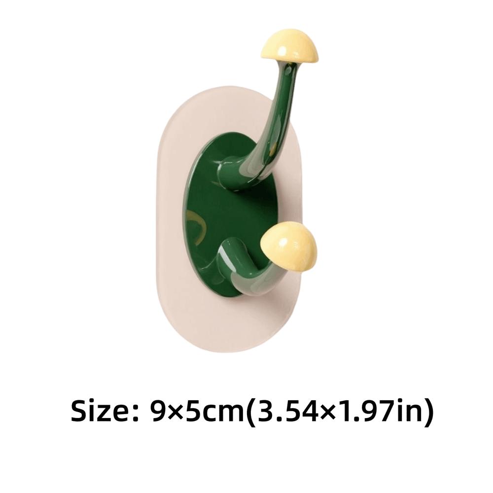 Waterproof Self-Adhesive Hooks Heavy Duty Mushrooms Coat Rack Hooks Storage Rack  Household