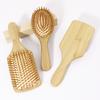 3pcs bamboo air cushion comb set, with bamboo bristles, natural bamboo anti-static hair massage brush,Special for real hair wigs