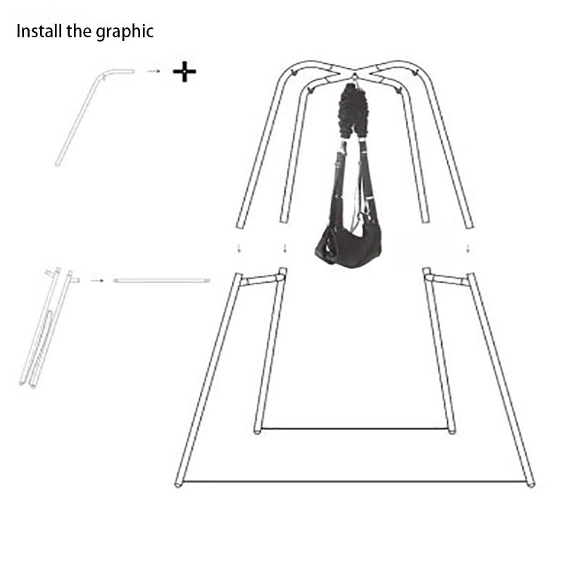Multi-functional make love sex swing frame husband and wife swing hammock indoor bed passion products sm position sling