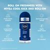 Nivea MEN Deodorant Underarm Roll On, Cool Kick| 72 H Anti-Perspirant Protection| Long Lasting Freshness | 50ml