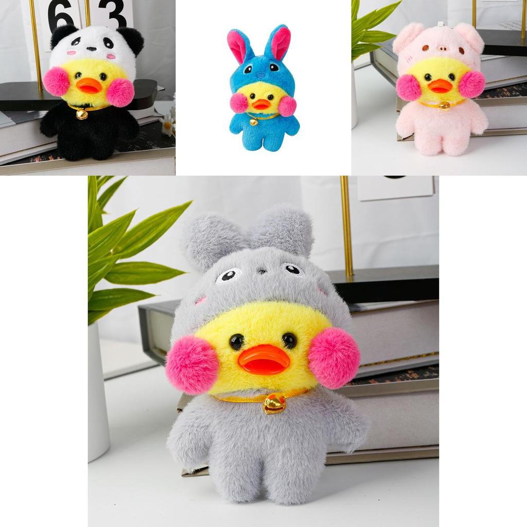 Stitch Cafemimi Duck Plush Keychain For Wedding Decor And Gifts