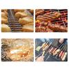 304 Stainless Steel Rectangle Square Bbq Net Mesh Grill Nonstick Baking Mat Outdoor Camping Barbecue Grilling Part Grates