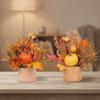 Fake Autumn Leaf Maple Leaf Pumpkin Ornament Plastic Halloween Tabletop Ornaments  Fireplace Shelf