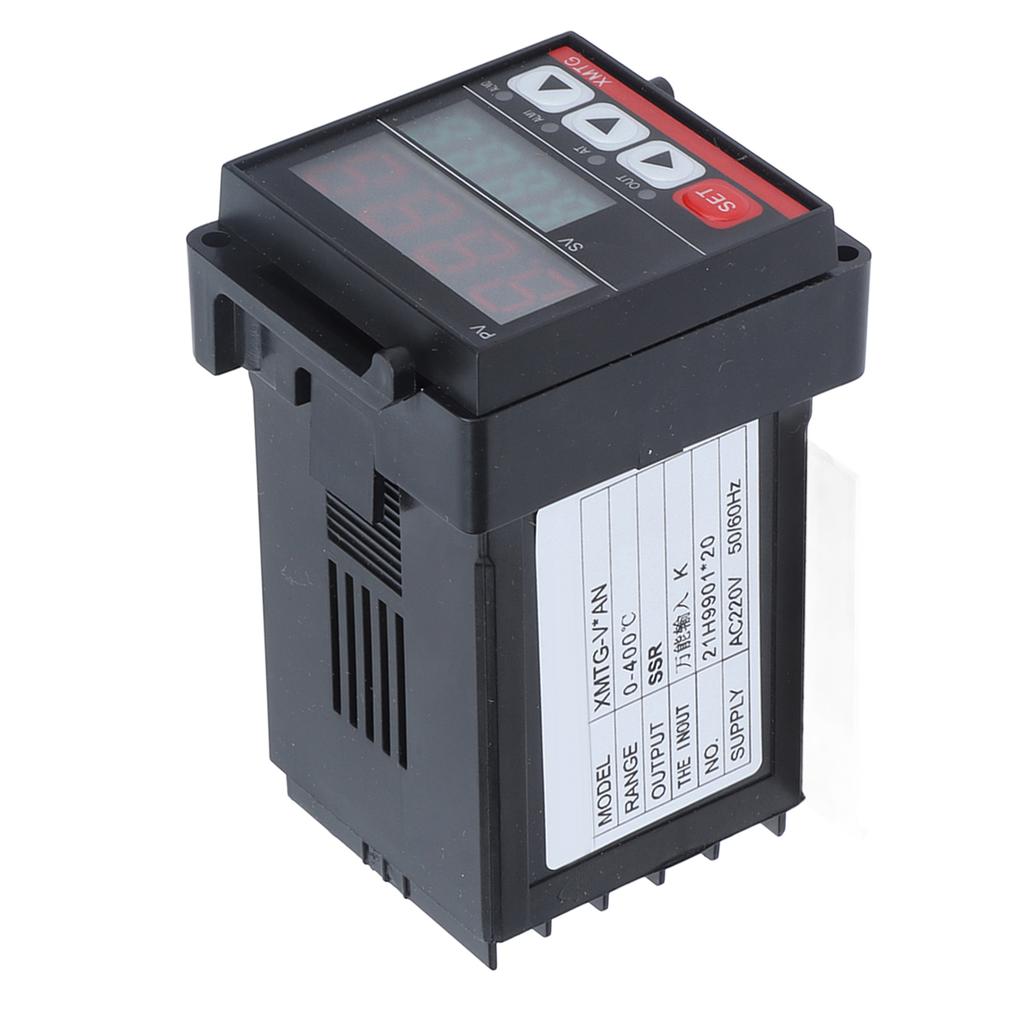 SSR Digital Temperature Controller Adjustable Intelligent Thermostat Buckle Fixing AC220V