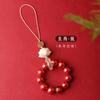Cinnabar Mobile Phone Pendant for Women, Imperial Cinnabar Decoration, Mobile Phone Chain, Pendant, 12 Zodiac Signs