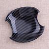4Pcs Carbon Fiber Style Exterior Side Door Handle Bowl Cup Cover Trim Fit for Toyota Corolla 2003-2013