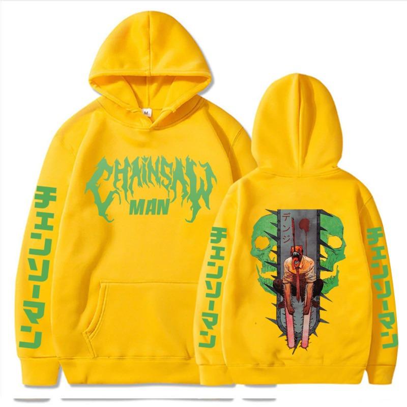 Denji Chainsaw Man Japanese Animation Men's Hoodie Sweatshirt Men Womnen Fashion Design Pullover Men's Fleece Hoodies