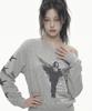 GRAVER [Woman] Take Me One-Shoulder Sweatshirt_Gray