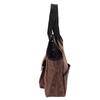 Garden Tool Bag Waxed Canvas Tool Carrier Bag with 6 Interior 3 Exterior Pockets Multi Purpose for Home Gardening Brown