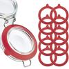 10Pcs Glass Jar Gaskets Replacement Silicone Seals Airtight Gasket Sealing Rings for Jar Lids for Preserving Jars
