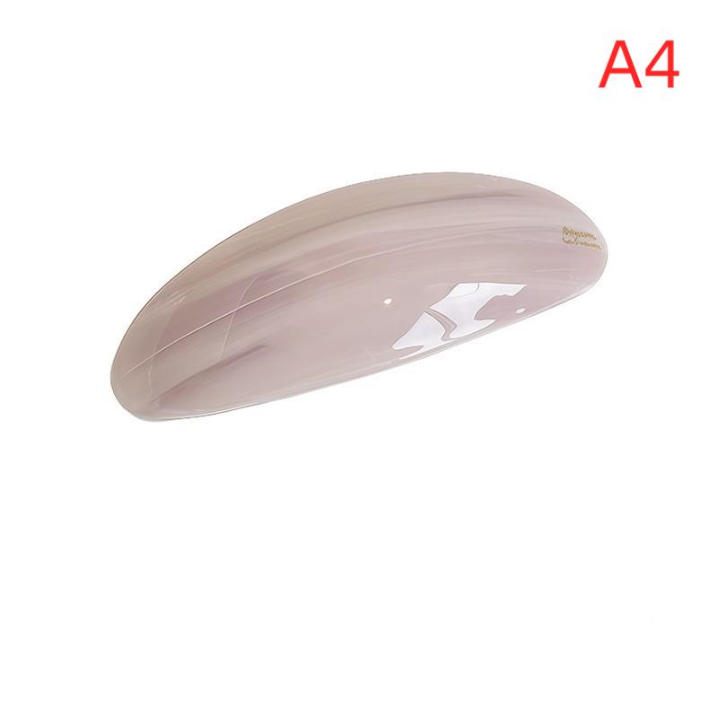 1 Pieza Pinza para el Cabello Geométrica Ovalada de Tamaño Grande Tocado Pinzas para el Cabello de Acetato Para Mujeres Pinza Francesa Accesorios para el Cabello Elípticos Brillantes