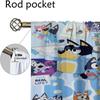 Blueys Curtains Child Room Bedroom Blinds Window Curtain Partition Shades Halloween Decoration Living Kitchen Made Of Polyester Decor